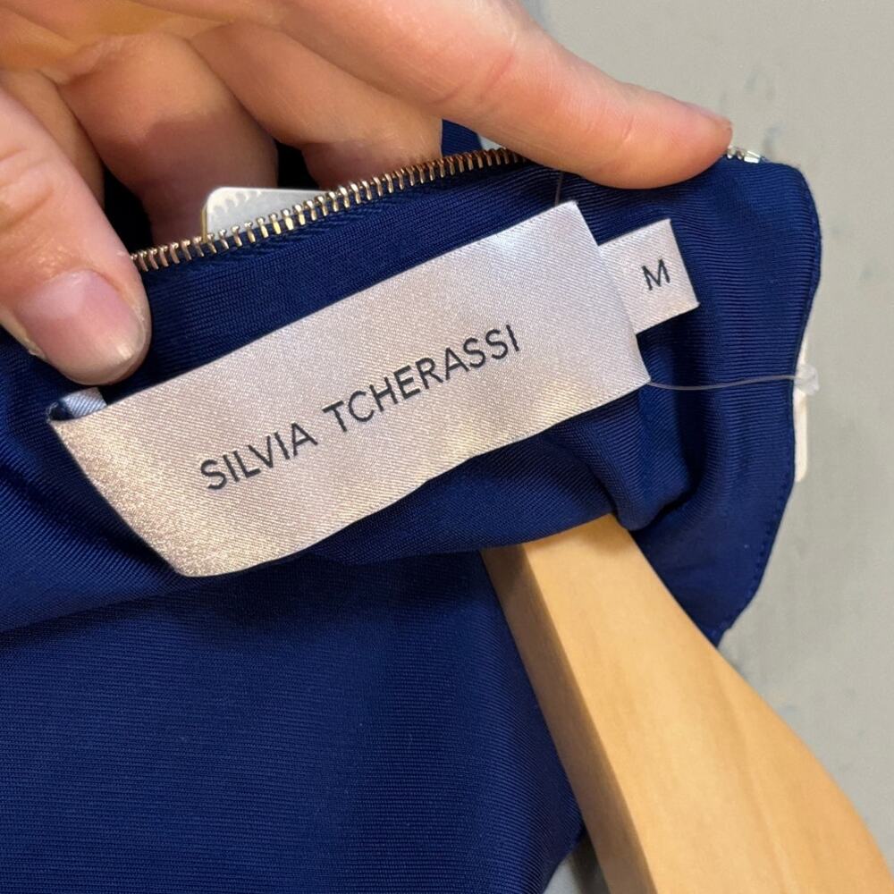 SILVIA TCHERASSI REVOLVE Bogna Dress in Navy Women's Medium Prom Wedding - Picture 6 of 13